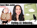 Gucci mini Jackie 1961 Bag Styling + lil Unboxing