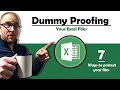 7 Ways To Protect an Excel Workbook From Editing | Advanced