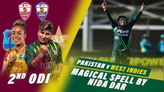 Magical Spell By Nida Dar | Pakistan Women vs West Indies Women | 2nd ODI 2024 | PCB | M2F2U