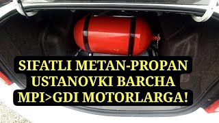 SIFATLI METAN-PROPAN USTANOVKA.#propan#metan#guliston#sirdaryo#2024#narxlar#bestune#chery#monza#kia