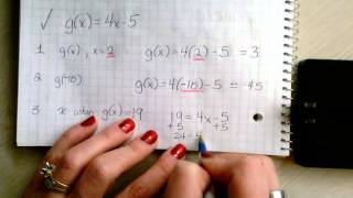 Pre Algebra L 8.7 Function Notation