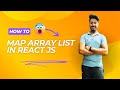 Use array map in React | React tutorial- day 8