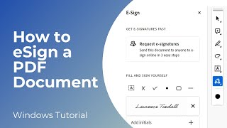 How to eSign a PDF Document (Full Tutorial)