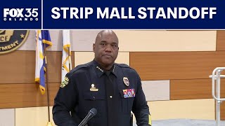 Orlando police chief update on barricade situation at Florida strip mall