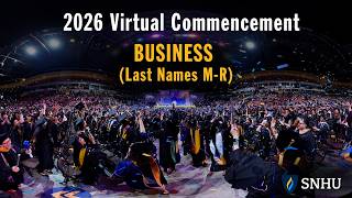 Virtual Commencement: Business (Last Names M-R), May 23 at 3pm ET