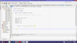 Java Arrays 3 - sum elements in array