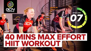 Repeat Your Max! | 40 Minute HIIT Cycling Workout