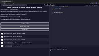 Factorialize a Number in javascript: Freecodecamp #3 challenge Basic Algorithm Scripting