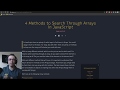 Searching Through Arrays in JavaScript