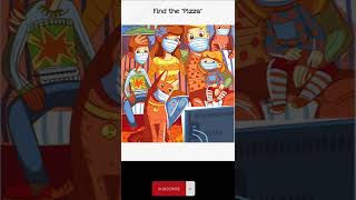 You can’t find the hidden pizza, in this picture (solve the riddle)