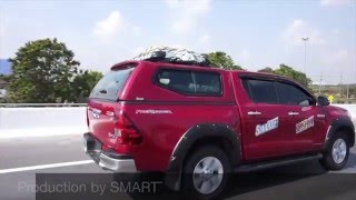 SMARTTOP Weight Testing 600km Road Test/ ทดสอบน้ำหนักวางแร็คของหลังคากระบะSMARTTOP