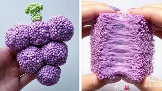 Oddly Satisfying Slime ASMR No Music Videos - Relaxing Slime 2022 - 61