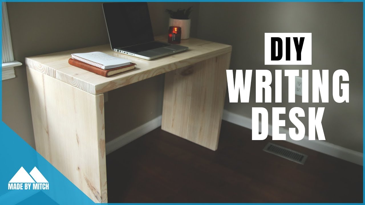 Diy Modern Writing Desk Youtube