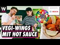 Vegi Wings mit Hot-Sauce – Rezept | Gemüseroulette mit Nico & Noah Bachofen