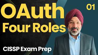 OAuth 2.0 Four Roles Explained | CISSP Domain 5 | 2026 Cybersecurity Concepts