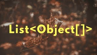 List of Object Array