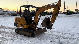 498-JCB 803 MINI EXCAVATOR (SN#SLP08030XE0766390) - TO SELL FEB 6 - NEW PARIS, IN