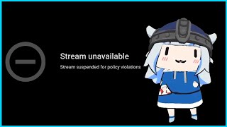 Gura gave to much sass and her stream gets suspended [Hololive EN]