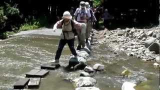 2012.7.10富士山一周ドリームウォーク川渡り８静岡Ｃ・９山梨の皆様