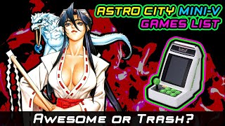 ALL 22 Games of Sega Astro City Mini V - RANKED [Tier list]