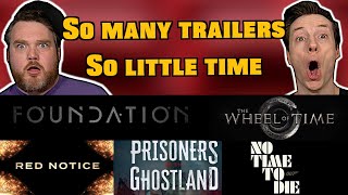 The Wheel of Time, Foundation, Red Notice and More Trailers Reactions - Trailerpalooza 2
