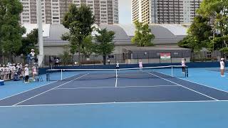 女子リーグ　最終戦　亜細亜大学vs山梨学院大学　コート4