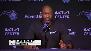 Jamahl Mosley coach of Magic postgame interview 12 21 2024