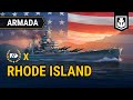 Armada: Rhode Island | A Captain's guide to playing the U.S. Tier X battleship