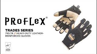 ProFlex® 710LTR Heavy-Duty Gloves Are Leather-Reinforced for Durable Protection \u0026 A Natural Feel