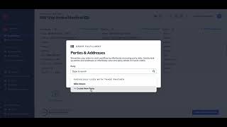 Save and re-use Parties and Addresses with Web EDI