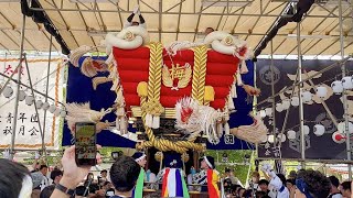 百舌鳥梅町ふとん太鼓 -百舌鳥八幡宮月見祭2022-宮入 | 令和4年9月10日