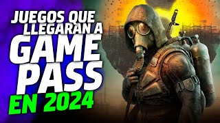 NUEVOS JUEGOS que llegan a GAME PASS en 2024 🔥 Game Pass Ultimate XBOX SERIES y PC 🔥