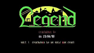 Commodore 64 demo: Legend - Crackdown cracktro (1990)