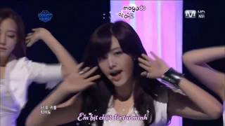 [Vietsub + Kara] 110623 Rainbow - Sweet Dream @ M! Countdown Comeback Stage