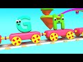 군사 캠프에 밥 기차 여행 아이를위한 3d 만화 육군 차량을 배우다 vehicle for kids bob train visit to army camp