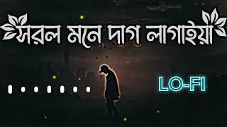 সরল মনে দাগ লাগাইয়া দূর থেকে নুন ছিটাও | sorl Mone Dag | Lofi Remix | [Slowed + Reverb]