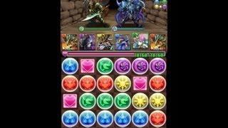 パズドラ「勇者降臨！地獄級」炎隼神・ホルス16倍PTノーコン攻略