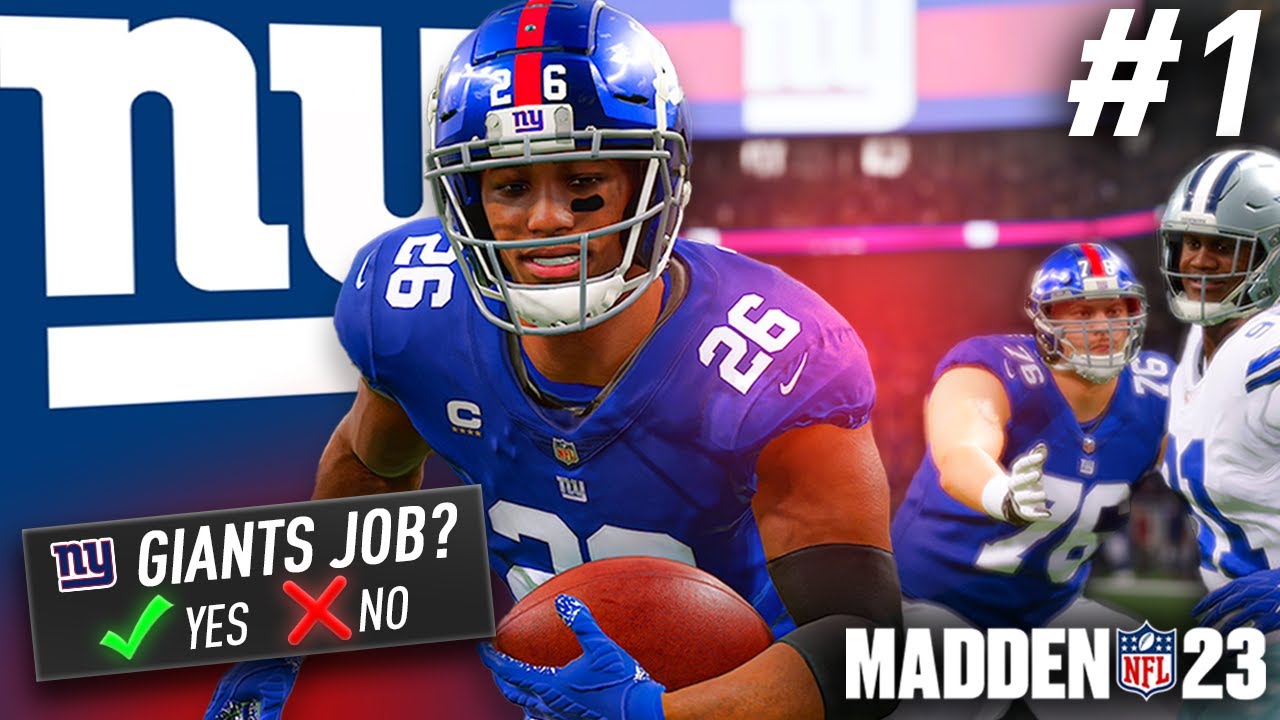 Madden 23 New York Giants Franchise Mode Ep. 1 | Starting The Rebuild ...