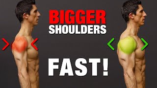 How to Get Bigger Shoulders Fast (JUST DO THIS!)