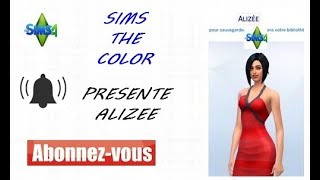 Sims the color présente Alizée sims4 #sims4 #sims4実況 #simsthecolor #Alizée #moi_lolita