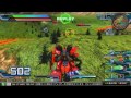 【exvsfb】sazabi gameplay