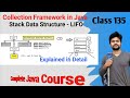 Java Collection Frame Work Series - Stack class and its internal working explained in Detail