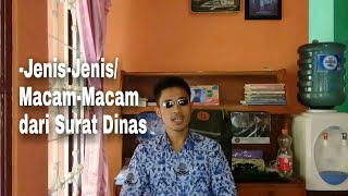 JENIS-JENIS/ MACAM-MACAM SURAT DINAS