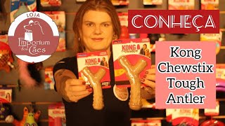 KONG CHEWSTIX TOUGH ANTLER - BRINQUEDO MORDERDOR PARA CÃES