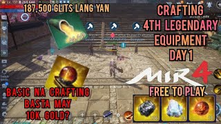 MIR4 Easy Way Crafting Legendary Equipment AS FREE TO PLAY (DAY 1)