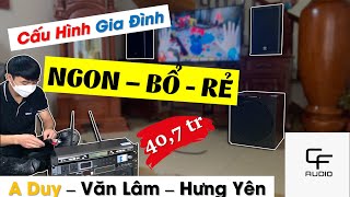 Cấu Hình Karaoke Gia Đình \