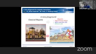 A new playground for magnetic interactions: MAX phase materials - Michael Farle