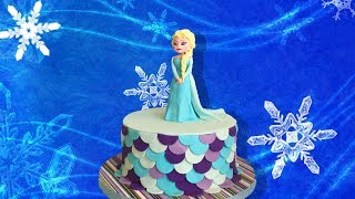 How to Make Elsa Cake Topper from Frozen | We Heart Cake