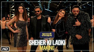 Making Of Sheher Ki Ladki | Khandaani Shafakhana | Tanishk Bagchi, Badshah, Tulsi Kumar,  Diana P