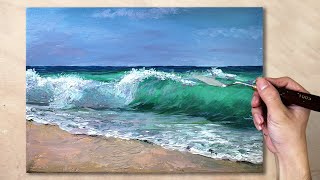 Acrylic Seascape Painting